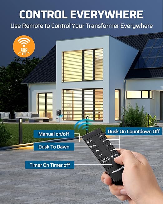 DEWENWILS 120W Low Voltage Landscape Transformer - Image 2
