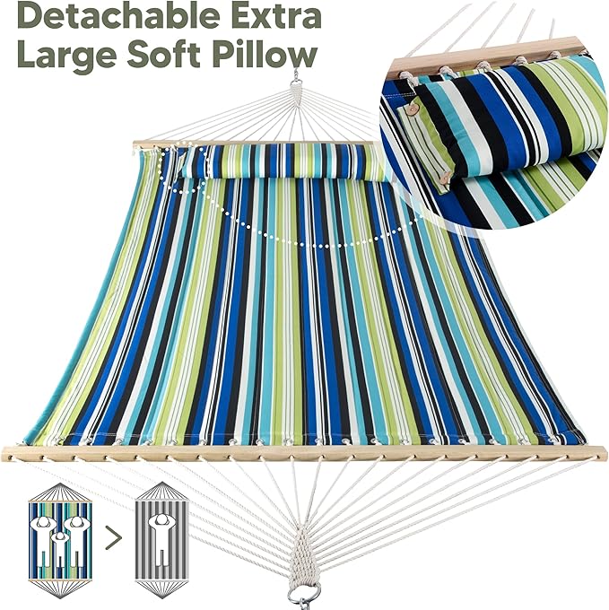 SUNCREAT 2 Person Hammocks for Trees, Lightweight Hammock for Outdoor - Image 3