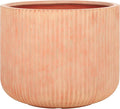 SAFAVIEH Outdoor Collection Lucca Terracotta Cement Ficonstone Planter Pot by SAFAVIEH