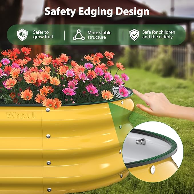 Raised Garden Bed Kit, Metal Garden Beds - Image 2