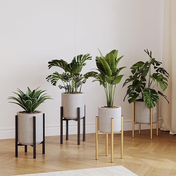 Adjustable Plant Stand Indoor Outdoor, Metal Plant Stand 9 to 15 Inches - Image 2