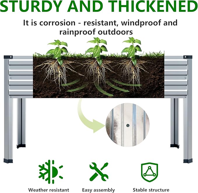 Galvanized Raised Garden Bed - Image 2