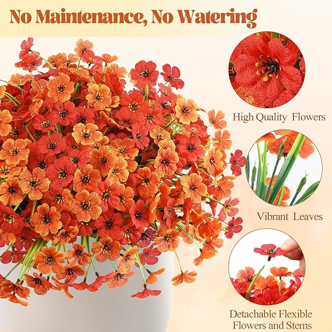 MACTING Artificial Fall Flowers - Image 4