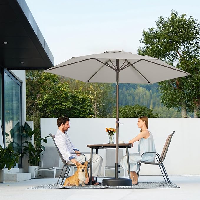 JEAREY 7.5FT Patio Umbrella Market Table Umbrella - Image 7