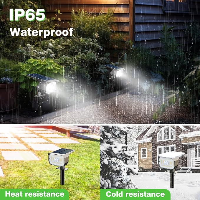 nipify Solar Lights Outdoor Waterproof, Motion Sensor Spot Lights- 4 Pack/56 - Image 4