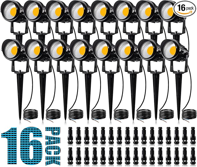 SUNVIE 12W Low Voltage Landscape Lighting Landscaping Lights by SUNVIE