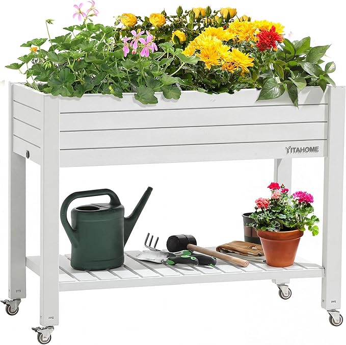 YITAHOME 3.6x1.5x2.8 FT Elevated Garden Bed Kit by YITAHOME