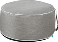 QILLOWAY Indoor/Outdoor Inflatable Stool, Round Ottoman, All Weather Foot Rest by QILLOWAY
