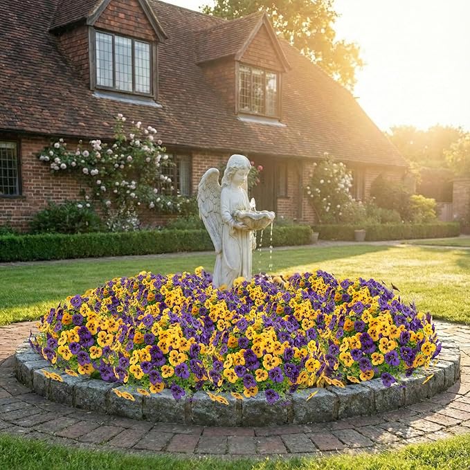 18 Pcs Artificial Fake Pansy Flowers - Image 4