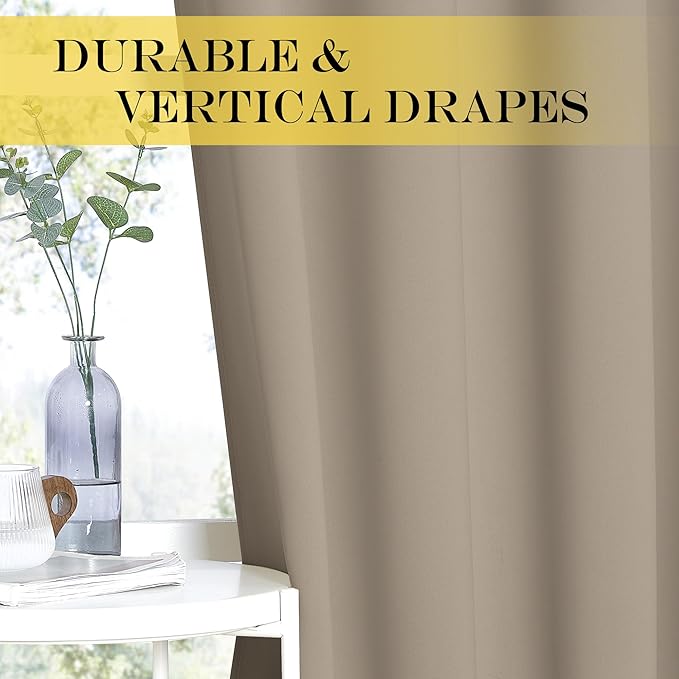NICETOWN Blackout Doorway Curtain Drape 78 inch Long - Image 6