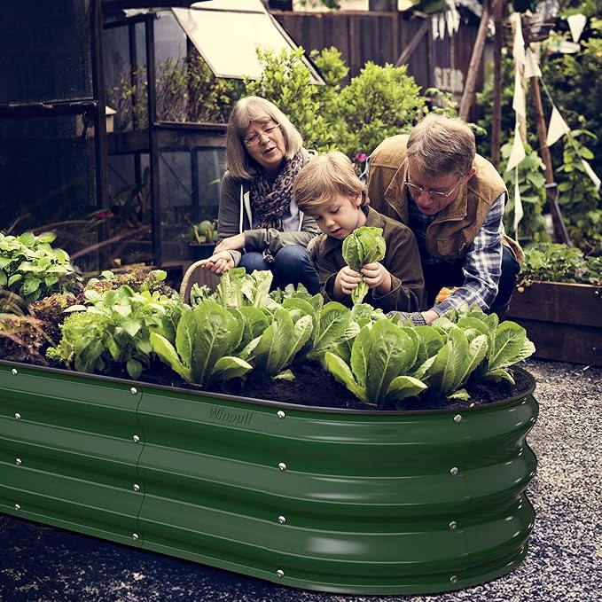 Raised Garden Bed Kit, Large Metal Raised Beds - Image 5