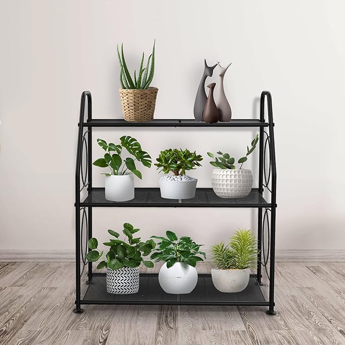 Plant Stand, 3 Tier Plant Shelf - Image 2