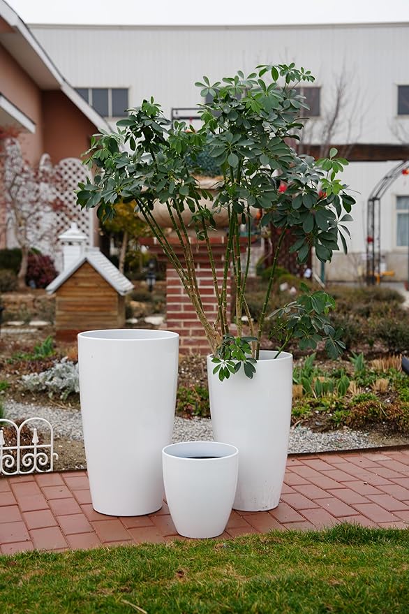 24, 11 Inch Large Plastic Planters - Image 5