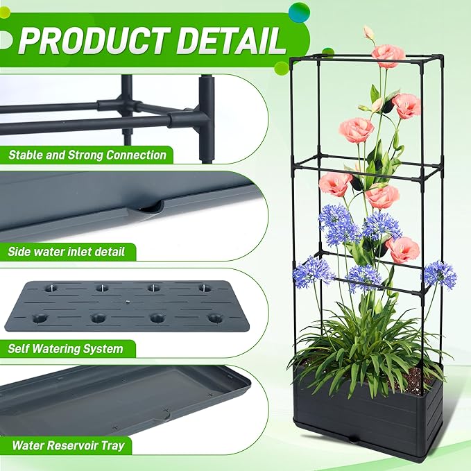 2 Packs Raised Garden Bed Tomato Planter Box - Image 6