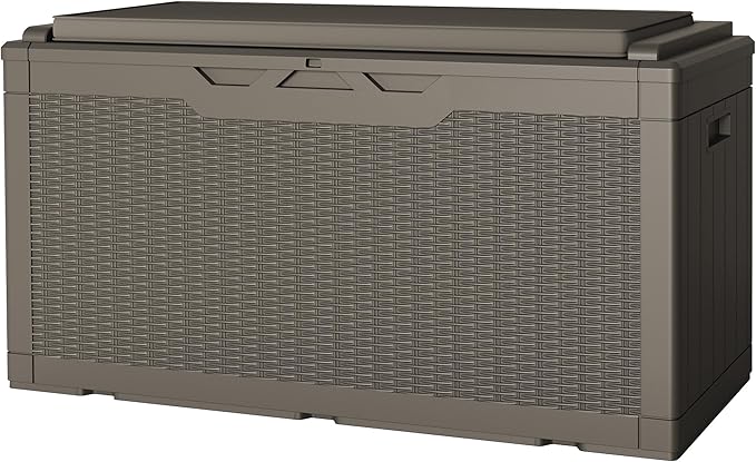 JUMMICO 100 Gallon Resin Deck Box by JUMMICO