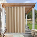 NICETOWN Outdoor Curtain for Patio Waterproof, Rustproof Grommet Top and Bottom by NICETOWN