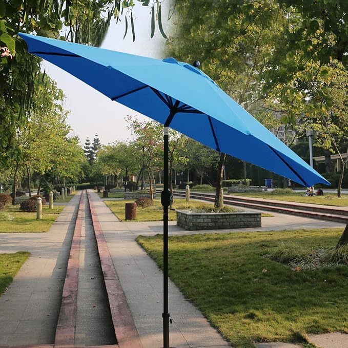 Sunnyglade 9Ft Patio Umbrella Outdoor Table Umbrella - Image 5