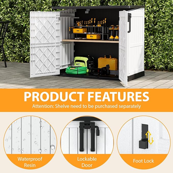 LHBcraft Outdoor Storage Cabinet 36 Cu Ft - Image 2
