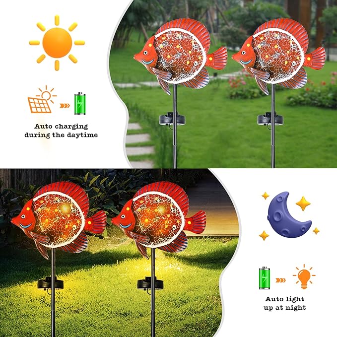 Yiosax-Solar Outdoor Lights Decorative-Yard Outdoor Decorative - Image 2