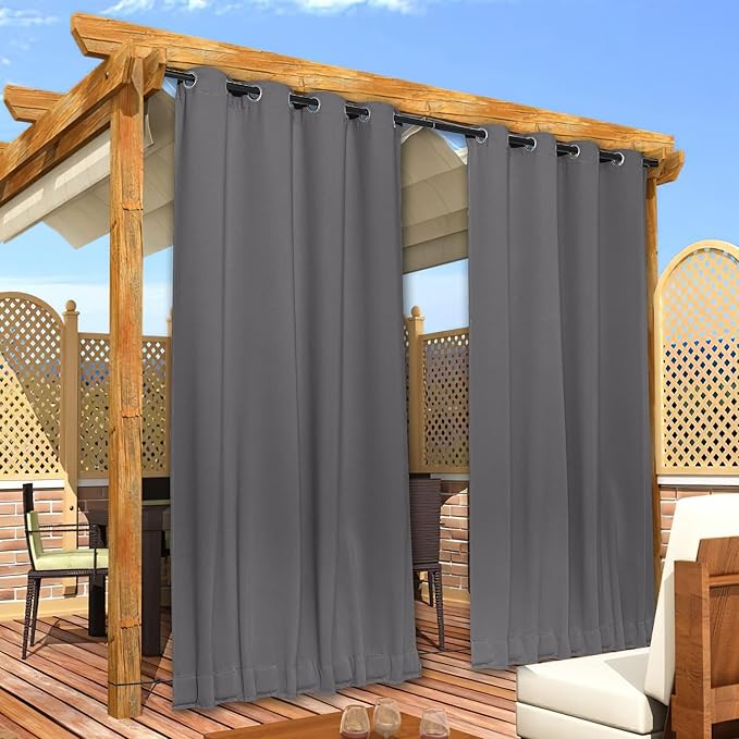 NICETOWN 2 Panels Outdoor Curtains - Image 7