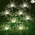 FOOING 8 Pack Solar Garden Lights Solar Firework Lights Waterproof, 200 LED by FOOING