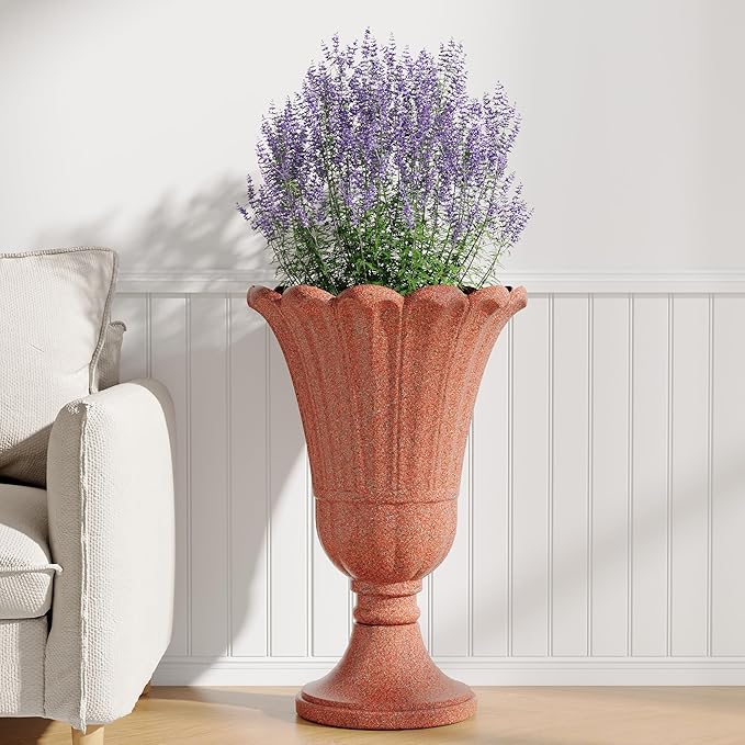 23" Tall Planters for Outdoor Plants Set of 2, Planter - Image 7