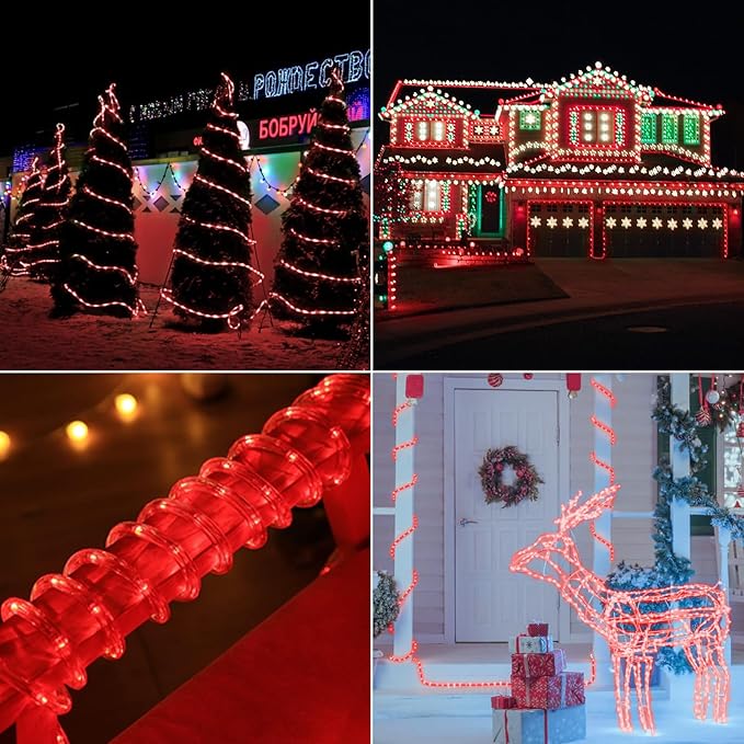 200ft LED Rope Lights Outdoor, 1440 LED Flexible Tube Lights - Image 8
