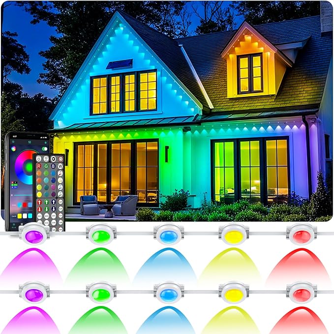 300FT Permanent Outdoor RGB Lights by Unknown