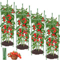 4PCS Tomato Cages for Garden, Tomato Trellis for Raised Garden Bed, 51.2" Tall by GrowYourGreenParadise