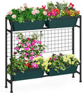 OYEAL Raised Garden Bed with Legs & & Trellis 32" Tall Vertical Herb Garden by OYEAL