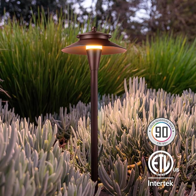 LEONLITE 5CCT Low Voltage Pathway Lights, 12-24V LED Landscape Path Light - Image 4