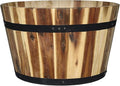 Classic Home and Garden Outdoor Whiskey Resin Flower Pot Barrel Planter by ClassicHomeandGarden