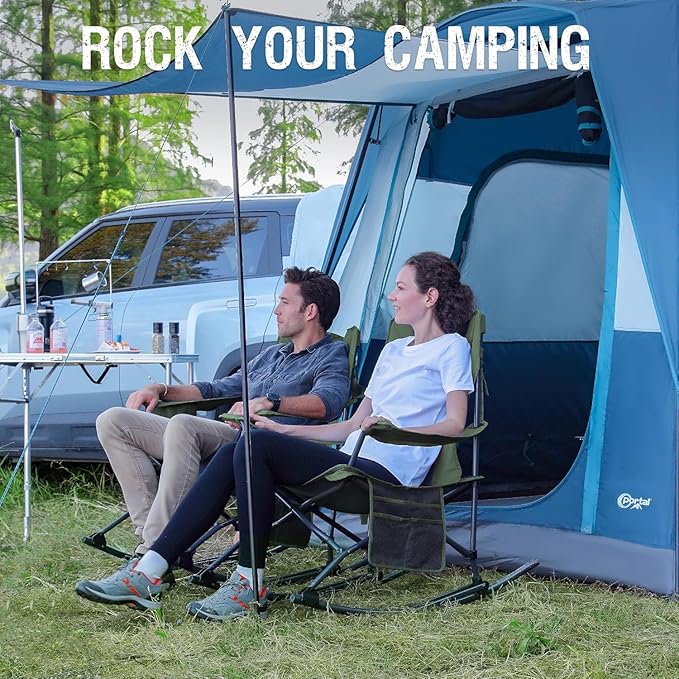 Portal Outdoor Rocking Chair Camping Folding Portable Rocker - Image 4