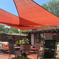 LOVE STORY Custom Size 7'x8'x10.6' Terra Red Sun Shade Sail Right Triangle by LOVESTORY