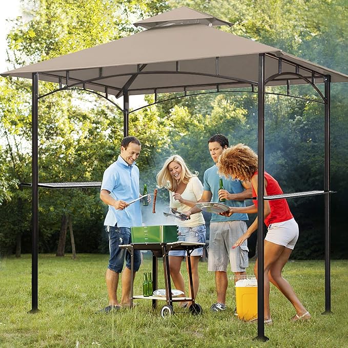 Eurmax USA High Performance Grill Gazebo Canopy Replacement Cover 5x8 BBQ - Image 7