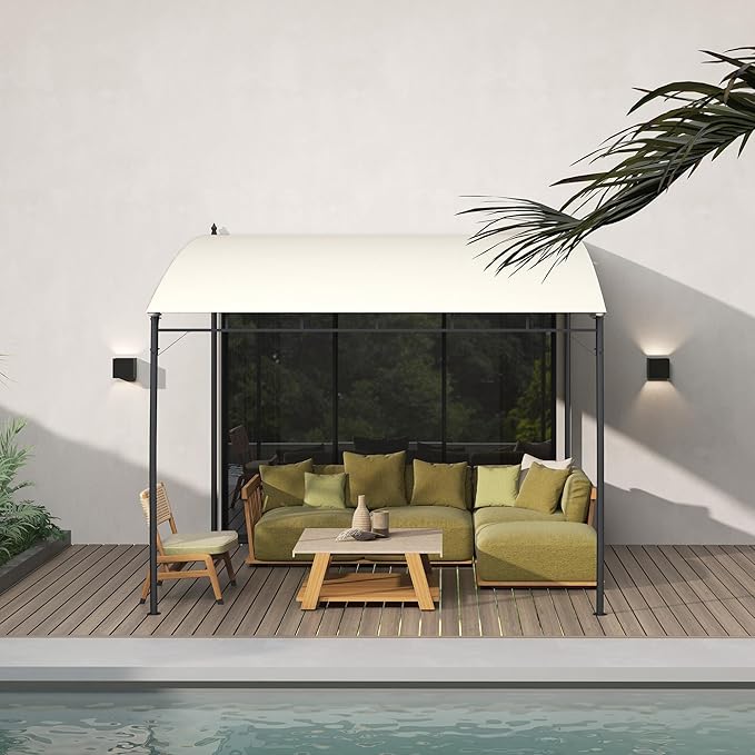 Outsunny 10' x 10' Outdoor Pergola Gazebo - Image 9
