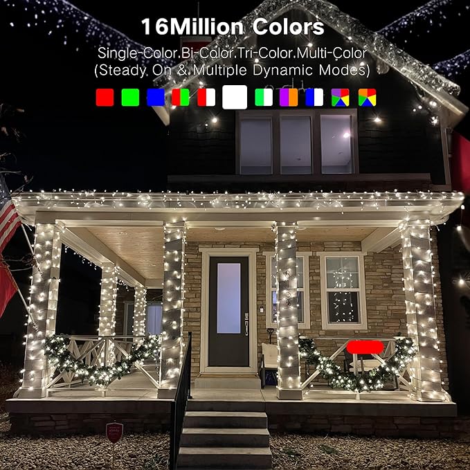 Brizled Pro Smart Christmas Lights, 66ft 200 LED WiFi Christmas Tree Lights - Image 3