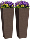 Greesum 32 Inch Tall Plastic Planters by BuynowfromGreesum