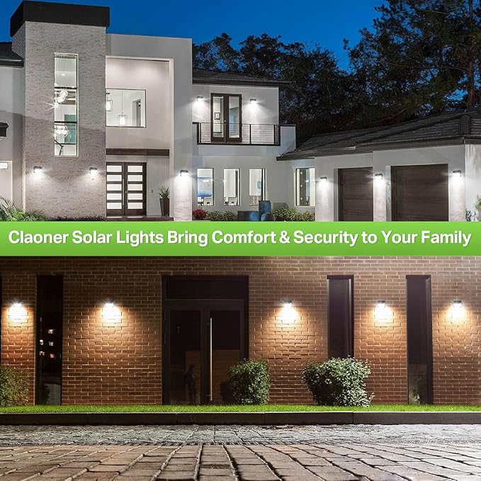 CLAONER Solar Lights Outdoor, Wireless Motion Sensor Lights, IP65 Waterproof - Image 8