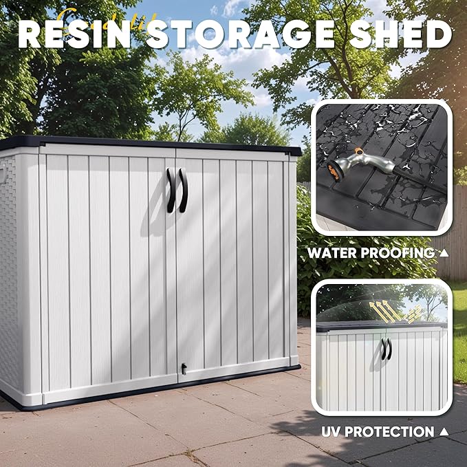 Devoko Outdoor Storage Cabinet 26 Cu Ft - Image 5