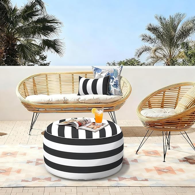 LVTXIII Inflatable Stool Ottoman Footrest - Image 2