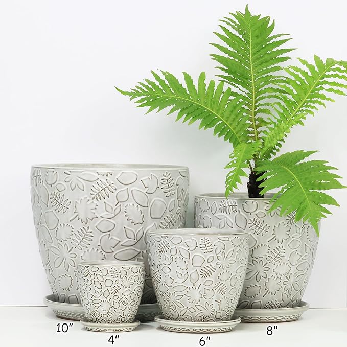 10inch Retro Ceramic Planter - Image 5