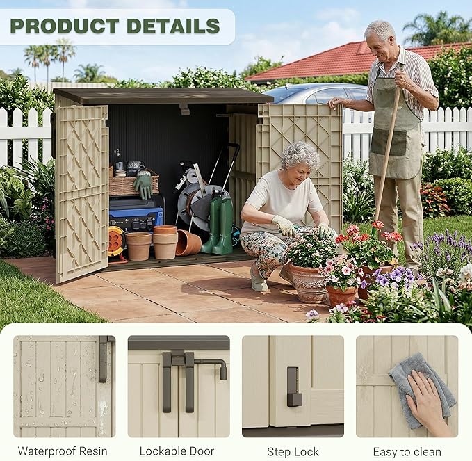 LHBcraft Waterproof Outdoor Storage Box 36 Cu Ft - Image 2