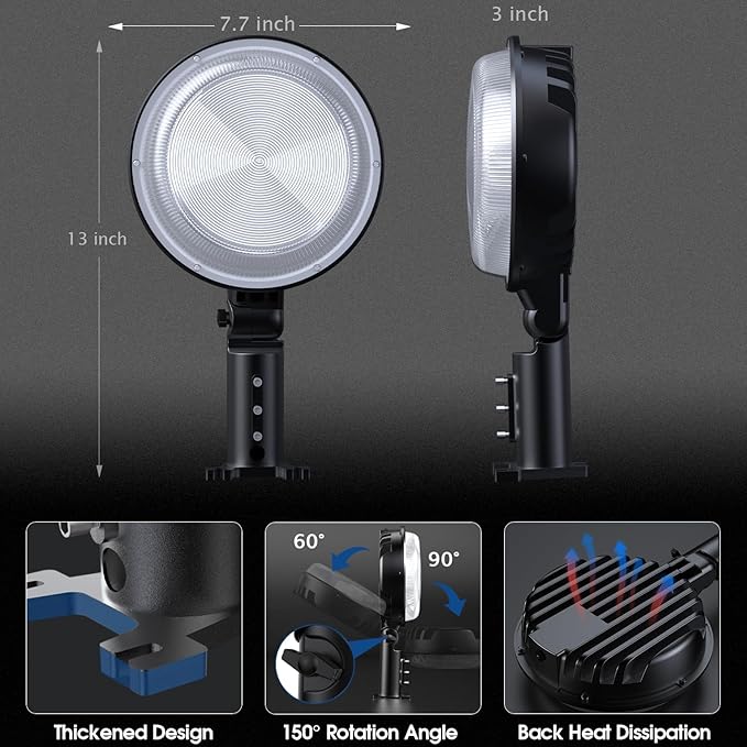 LED Barn Light, 150W 20000LM Dusk to Dawn Outdoor Lighting - Image 6