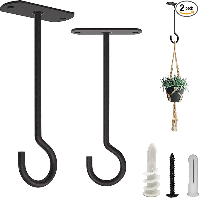 NACETURE Ceiling Hooks Heavy Duty 2 Pack by NACETURE