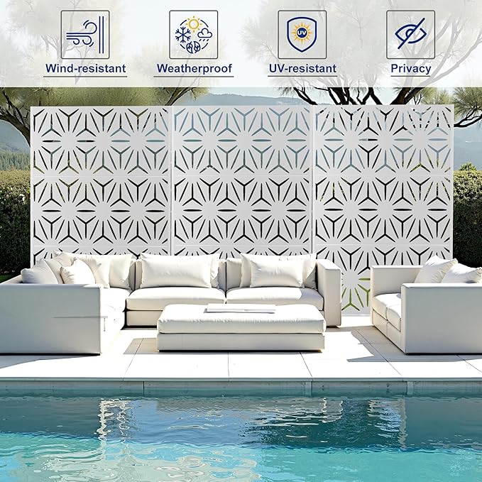 Outdoor Privacy Screen, Freestanding Privacy Fence Panels - Image 5