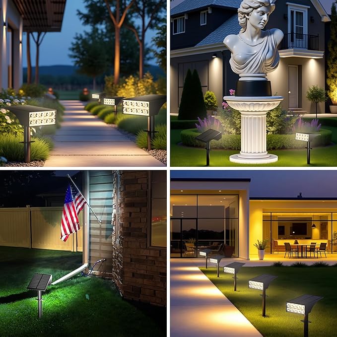 Solar Lights Outdoor Waterproof Ip68, Outdoor Solar Light Landscape Lighting - Image 7