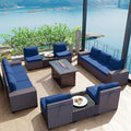 Kullavik 13 Pieces Outdoor Patio Furniture Set by KULLAVIK