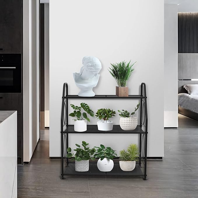 Plant Stand, 3 Tier Plant Shelf - Image 5