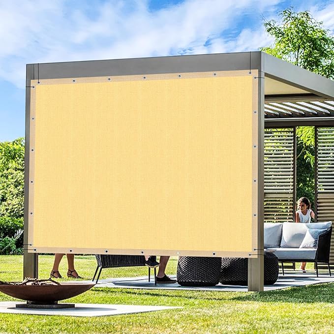 Artpuch Outdoor Pergola Shade Cover 15x18 FT Sun Shade Cloth by Artpuch